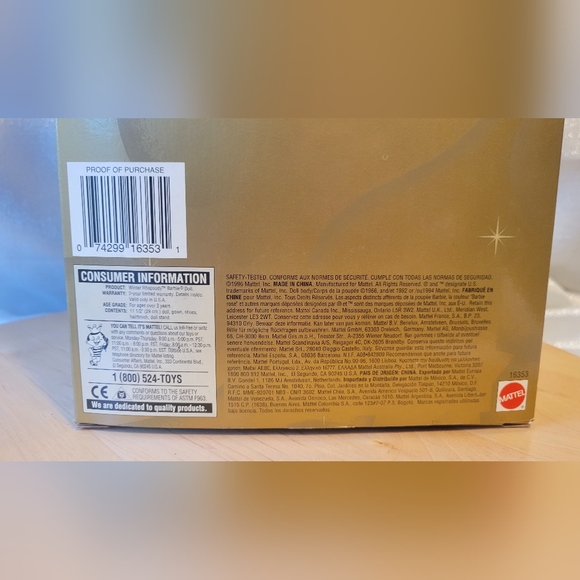 NIB VTG Mattel Barbie Winter Rhapsody 1996 An Avon Exclusive 2nd in a Series - Picture 10 of 16